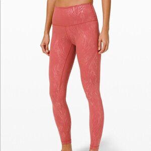 * NWT LULULEMON Lululemon Wunder Under High-Rise Tight 28" *Shine Luxtreme